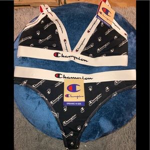 Brand new Champion bralette and panties combo